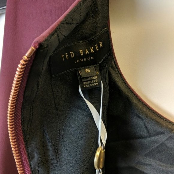 Ted Baker Peplum Pencil Dress - Picture 4 of 6